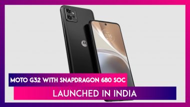 Moto G32 With Snapdragon 680 SoC Launched in India; Price, Features & Specifications